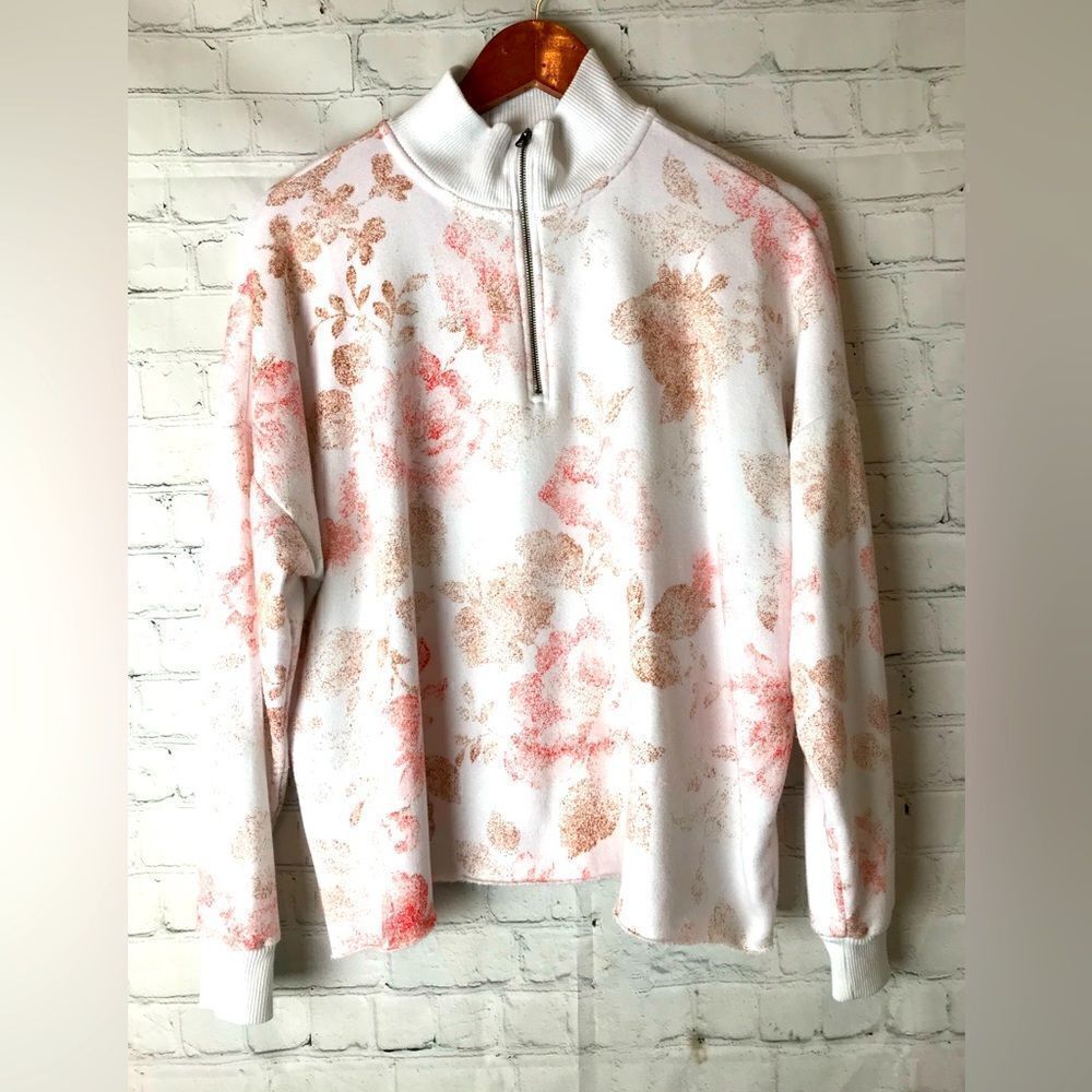 Aerie Floral Sweatshirt XS 